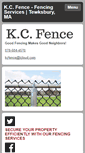 Mobile Screenshot of kcfencema.com